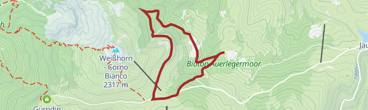 Route map: Oclini - Malga Ora